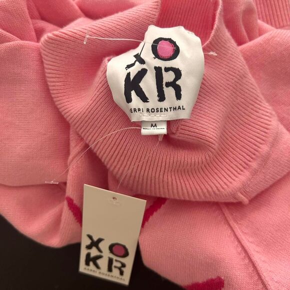Kerri Rosenthal “Radiant Heart” Knit Sweater – Pink & Red Lovecore Cozy Medium - Picture 7 of 7